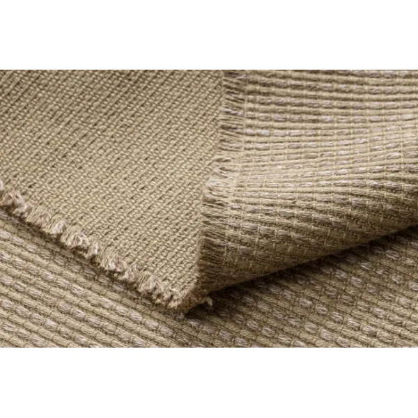 Koberec JUTE 3652 so strapcami, tmavobéžový