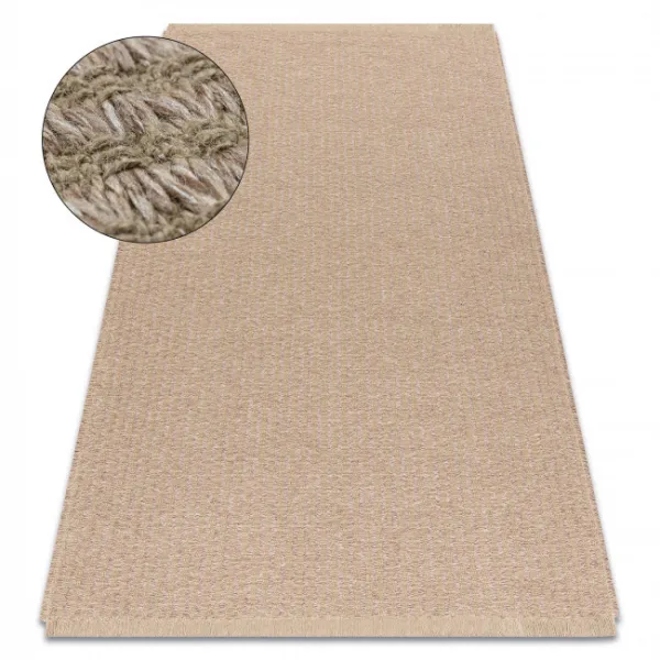 Koberec JUTE 3650 so strapcami, béžový