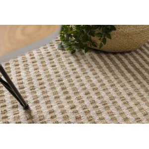 Koberec JUTE 3650 so strapcami krémový / béžový