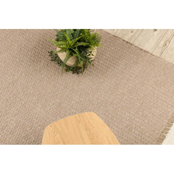 Koberec JUTE 3650 so strapcami, béžový