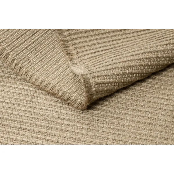 Koberec JUTE 3651 so strapcami, tmavobéžový