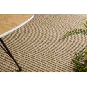 Koberec JUTE 3651 so strapcami, tmavobéžový