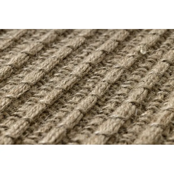 Koberec JUTE 3651 so strapcami, tmavobéžový