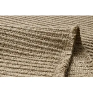 Koberec JUTE 3651 so strapcami, tmavobéžový