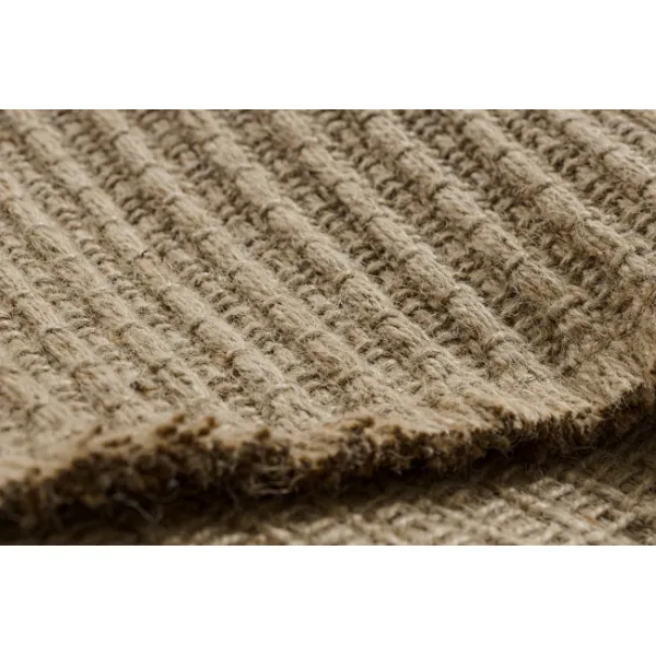 Koberec JUTE 3651 so strapcami, tmavobéžový