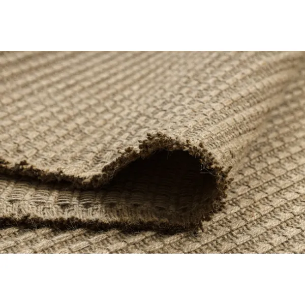 Koberec JUTE 3651 so strapcami, tmavobéžový