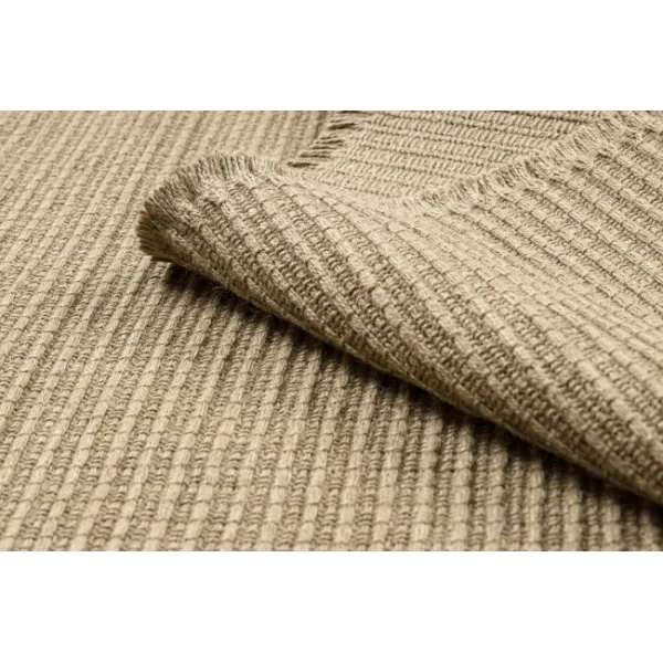 Koberec JUTE 3651 so strapcami, tmavobéžový