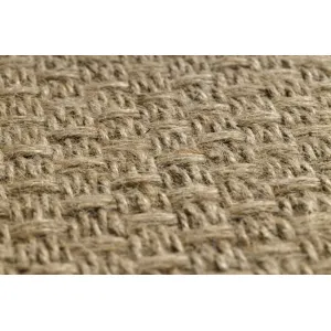 Koberec JUTE 3731 so strapcami, tmavobéžový