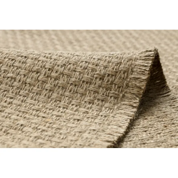 Koberec JUTE 3731 so strapcami, tmavobéžový