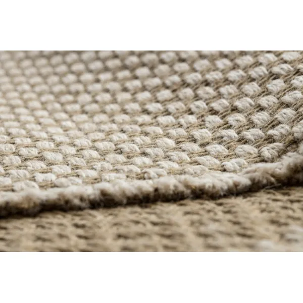 Koberec JUTE 3731 so strapcami, krémový / béžový
