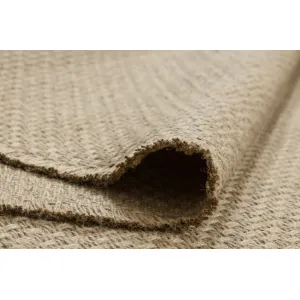 Koberec JUTE 3731 so strapcami, tmavobéžový
