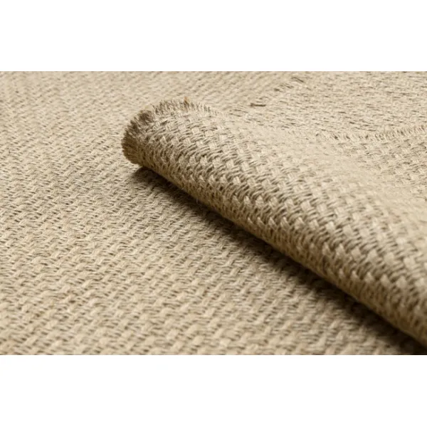 Koberec JUTE 3731 so strapcami, tmavobéžový