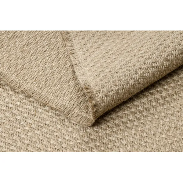 Koberec JUTE 3731 so strapcami, tmavobéžový