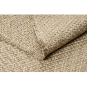 Koberec JUTE 3731 so strapcami, tmavobéžový