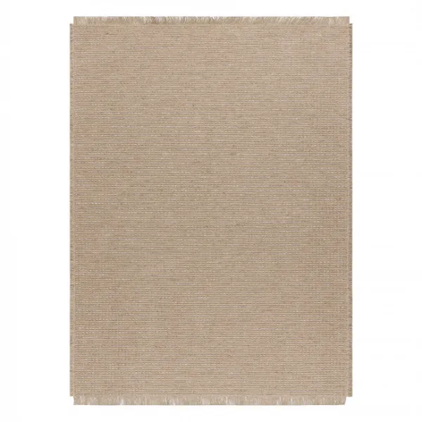 Koberec JUTE 3652 so strapcami, sivý / béžový