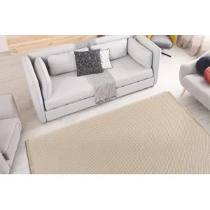 Koberec JUTE 3731 so strapcami, krémový / béžový