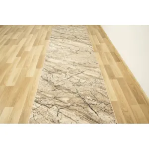 Spoltex koberce Liberec Behúň na mieru Marble 04 béžový - šíre 80 cm