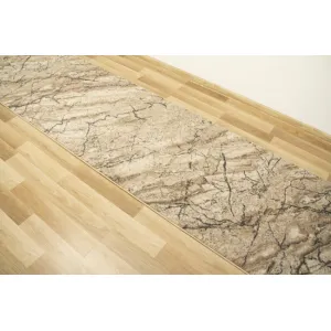 Spoltex koberce Liberec Behúň na mieru Marble 04 béžový - šíre 80 cm