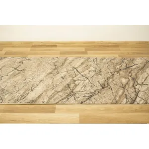 Spoltex koberce Liberec Behúň na mieru Marble 04 béžový - šíre 80 cm