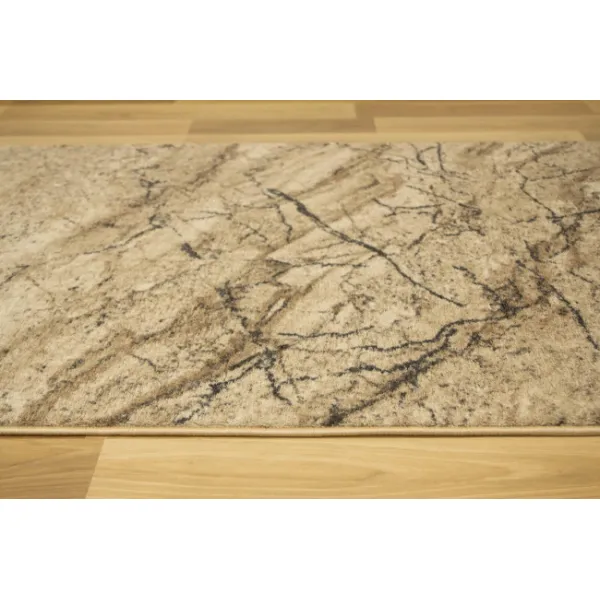 Spoltex koberce Liberec Behúň na mieru Marble 04 béžový - šíre 80 cm