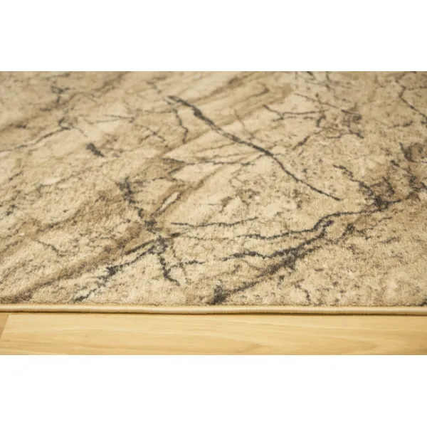 Spoltex koberce Liberec Behúň na mieru Marble 04 béžový - šíre 80 cm