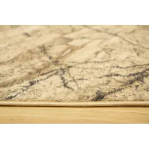 Spoltex koberce Liberec Behúň na mieru Marble 04 béžový - šíre 80 cm