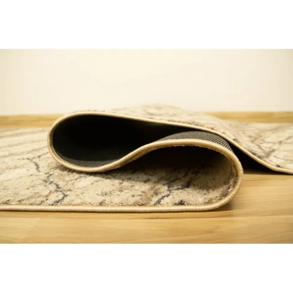 Spoltex koberce Liberec Behúň na mieru Marble 04 béžový - šíre 80 cm