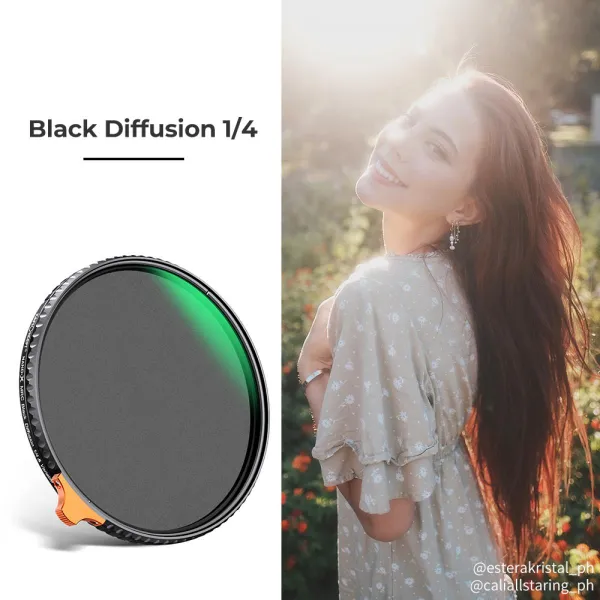 K&F Concept 62 mm Black Mist 1/4 a ND2-ND32 (1-5 Stop) Variabilný ND filter šošoviek 2... 20980
