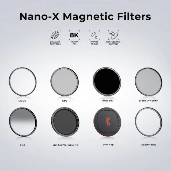 K&F Concept Magnetický filter šošovky s neutrálnou hustotou 77 mm ND64 21420