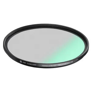 K&F Concept Čierny hmlový filter K&F 72MM série C 1/8, ultratenký viacvrstvový zelený... 22896