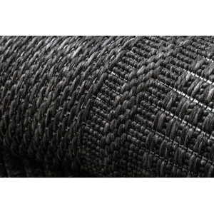Šnúrkový koberec SIZAL TIMO 5979 outdoor čierny