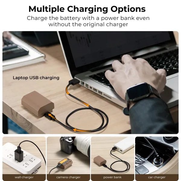 K&F Concept Batéria NP-FZ100 s priamym nabíjaním USB C 2280mAh 28255
