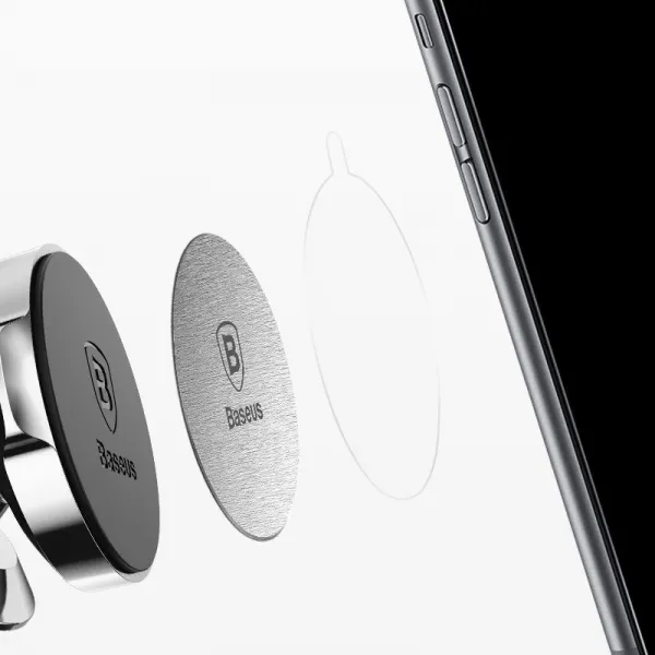 Kovový magnetický držiak telefónu Baseus iron suitu (sada) 018729