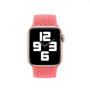Innocent Pletený remienok Apple Watch Solo Loop 38/40/41 mm - Ružový - M (144 mm)
