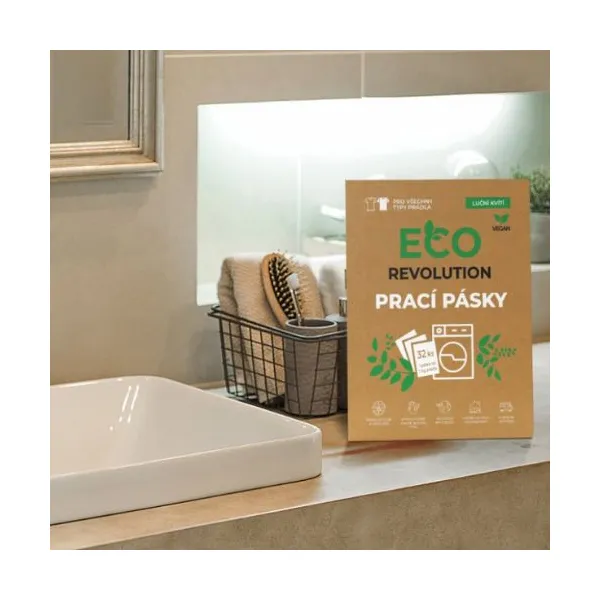 Pracie pásiky s vôňou lúčneho kvetu EcoRevolution 32ks