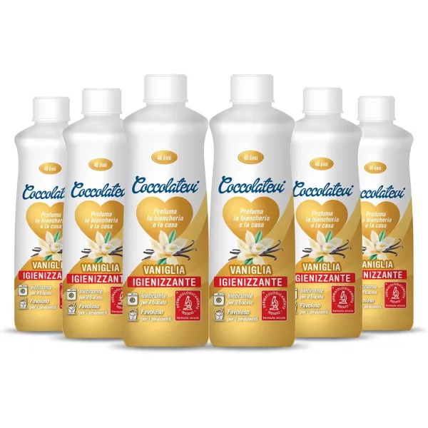 COCCOLATEVI VANIGLIA IGIENIZZANTE 300ML - náhrada aviváže - parfum do prania s dezinfekciou Kúp viac zaplať menej: 1ks 300ML
