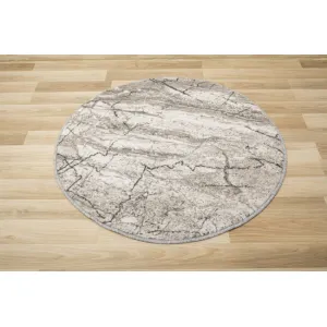 Koberec Aqua Marble 19 kruh sivý