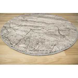 Koberec Aqua Marble 19 kruh sivý