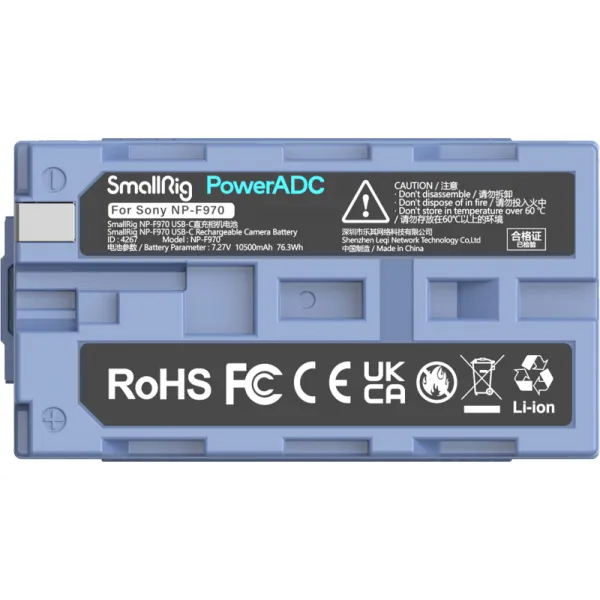 Batéria fotoaparátu SmallRig 4267 USB-C nabíjateľná NP-F970