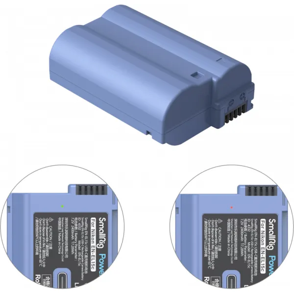 Batéria fotoaparátu SmallRig 4332 USB-C nabíjateľná EN-EL15c