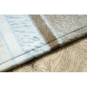 Koberec PATCHWORK 21717 béžový - imitácia kože krava