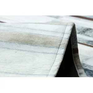 Koberec PATCHWORK 21717 béžový - imitácia kože krava