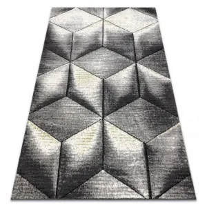 Koberec SAMPLE Este Friese Soft CUBE kocka 3D sivý