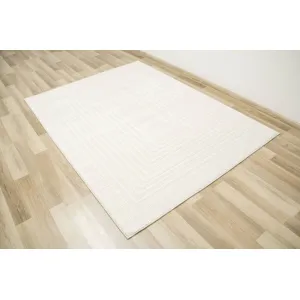 Koberec Misha E938A obdĺžníky krémový