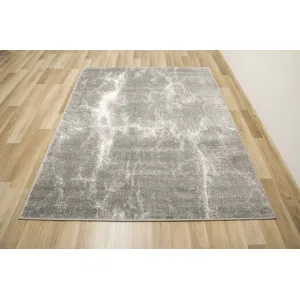 Koberec Lima 9553B marmur svetlosivý / krémový