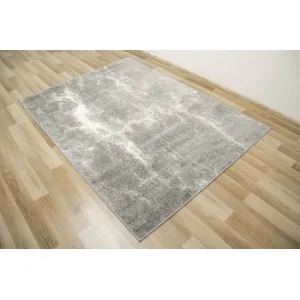 Koberec Lima 9553B marmur svetlosivý / krémový