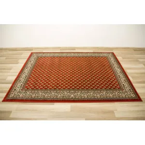 Koberec Afgan 3642B ornamentový červený / krémový