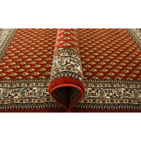 Koberec Afgan 3642B ornamentový červený / krémový