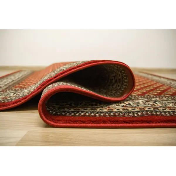 Koberec Afgan 3642B ornamentový červený / krémový