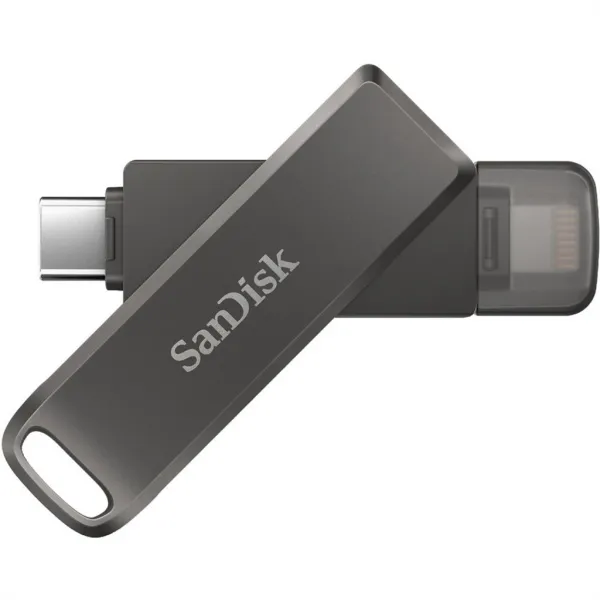 SanDisk Flash disk 128 GB iXpand Luxe, USB-C + Lightning